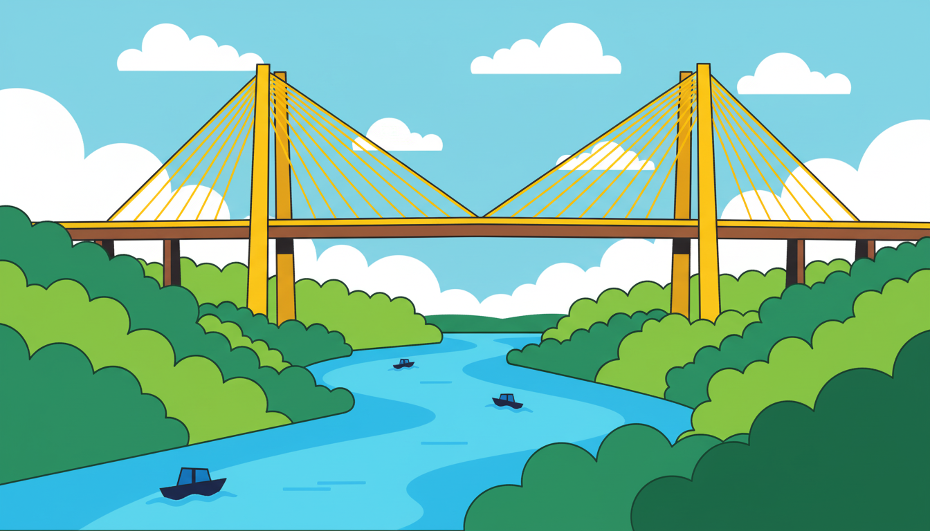 Foto da Ponte Binacional